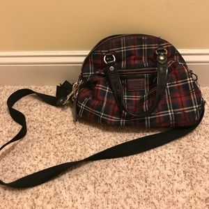 Used Coach Plaid Crossbody purse